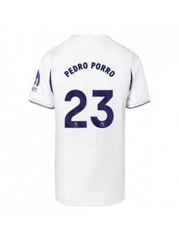 Moški Nogometna dresi replika Tottenham Hotspur Pedro Porro #23 Domači 2026-27 Kratek rokav Moški Nogometna dresi replika Tottenham Hotspur Pedro Porro #23 Domači 2026-27 Kratek rokav